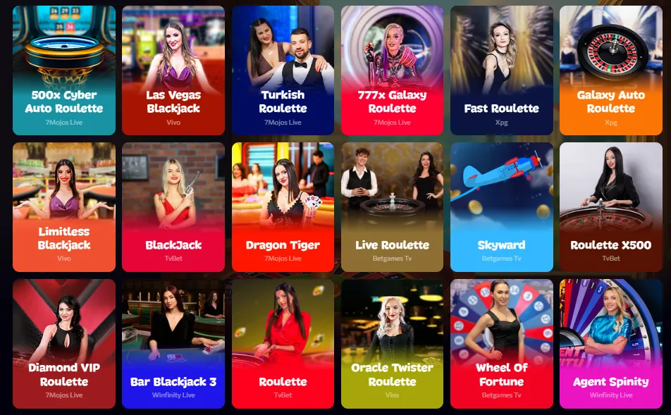 aphrodite casino live games